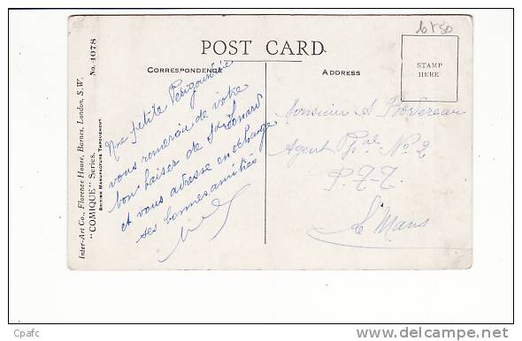 Carte 1910 ( N°4078 ) Signée Donald Mc Gill : "tous Les Prix Ont Monté..." - Mc Gill, Donald