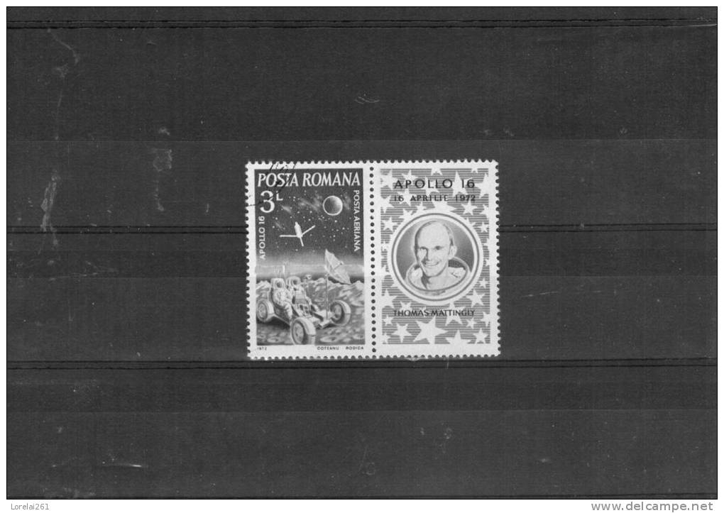 1972 - Apollo 16  Michel No 3033 Et Y&T No P.A. 233  Tip I - Usado