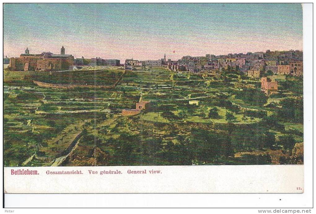 PALESTINE - BETHLEHEM - Vue Générale - Palestine