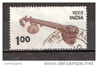Timbre Inde République Y&T N° 447 Oblitéré. 100 P. - Used Stamps