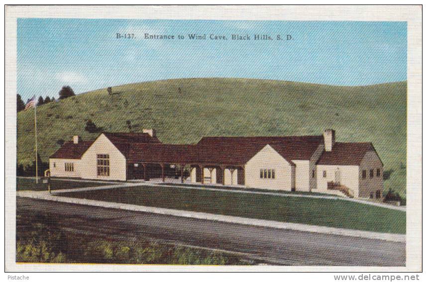 Black Hills - South Dakota - Entrance To Wind Cave - Good Condition - Sonstige & Ohne Zuordnung