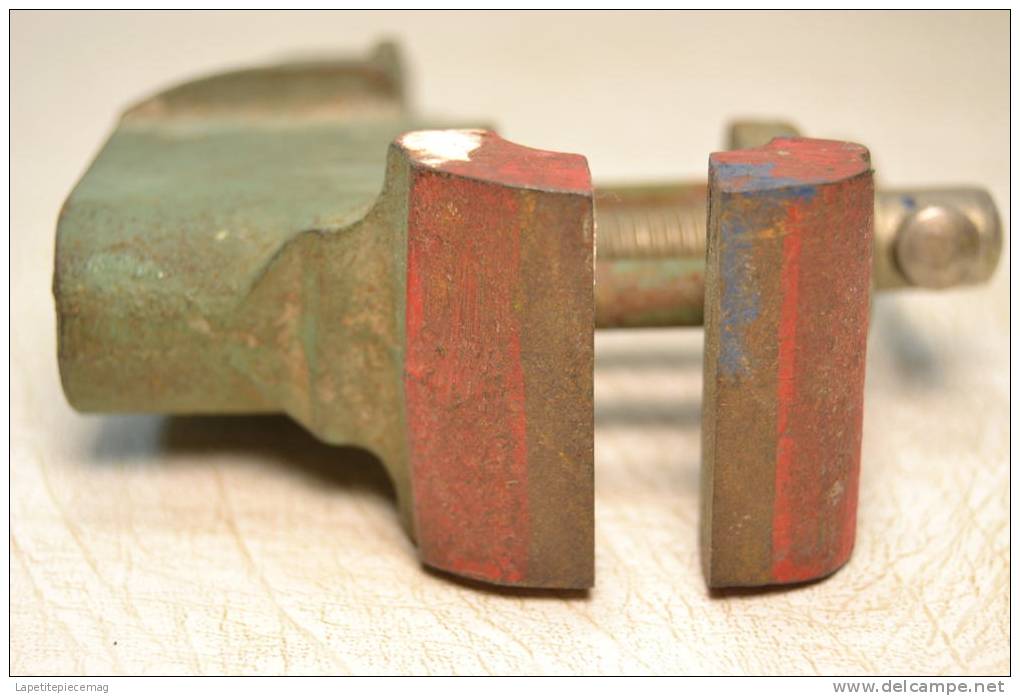 Ancien Petit étau De Table En Acier, Travail De Précision, Horloger, Bijoutier, Petite Soudure, Travail Manuel... - Ancient Tools