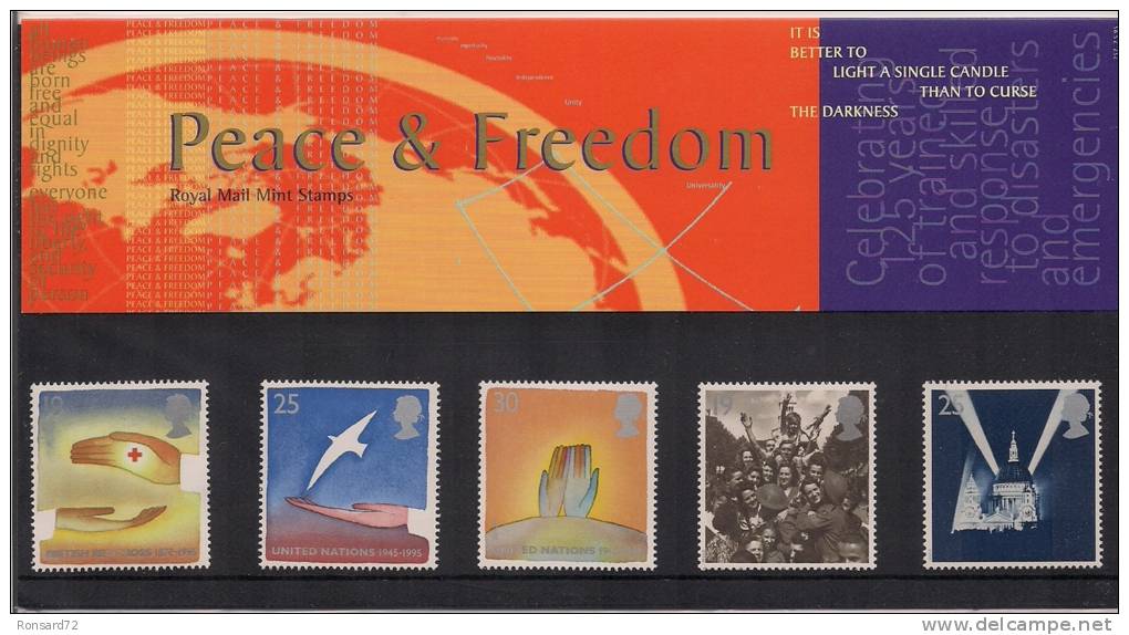 1995 - Peace & Freedom - Presentation Packs