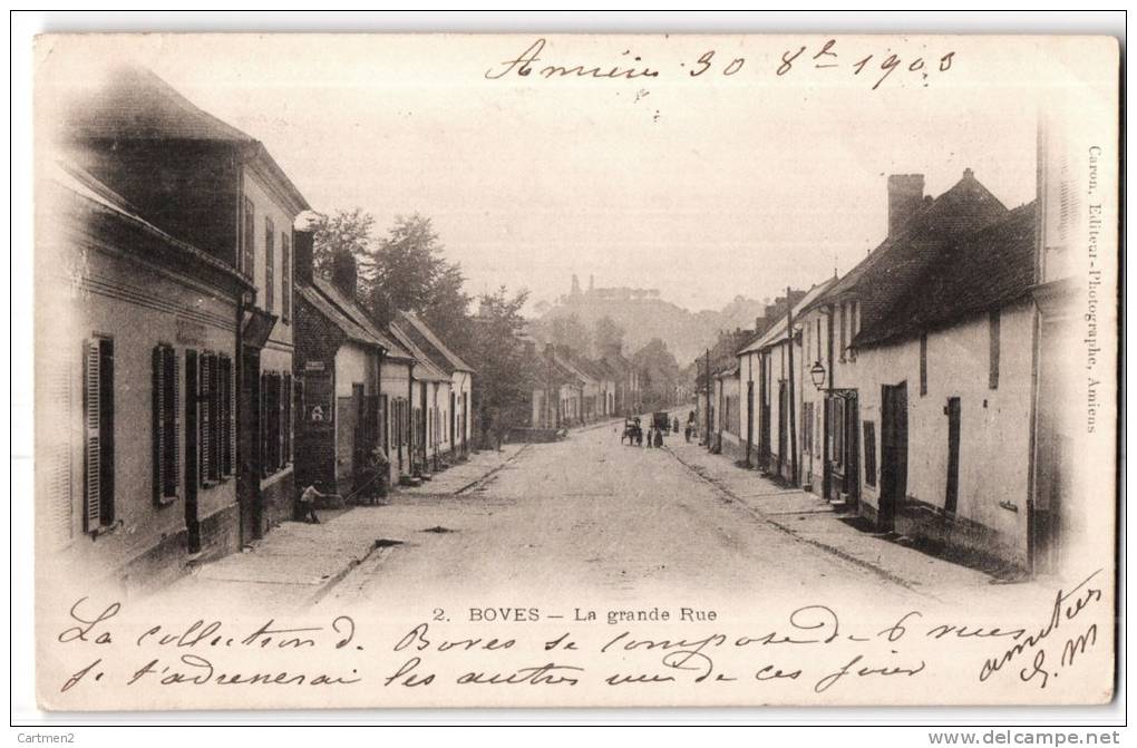 BOVES LA GARNDE-RUE 80 SOMME 1900 - Boves