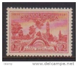 1936 - Australia Centenary SOUTH AUSTRALIA 2d Single Stamp MNH - Nuevos