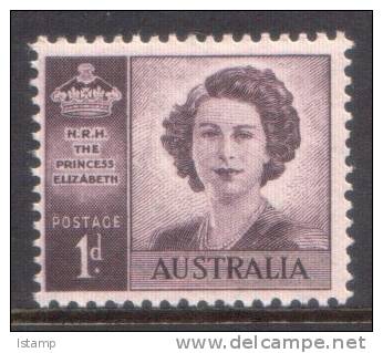 ⭕1947 - Australia Marriage Of Princess ELIZABETH - 1d Single Stamp MNH⭕ - Neufs