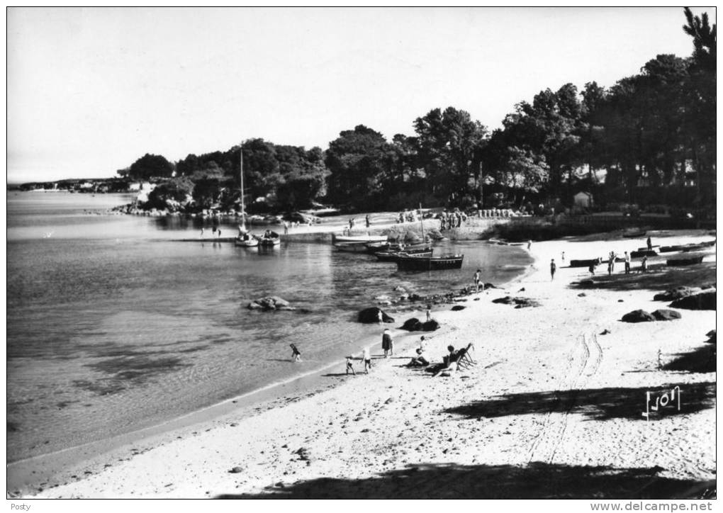 CPSM - BEIG-MEIL - La Plage De La Cale - N/b - Ann 50 - - Beg Meil