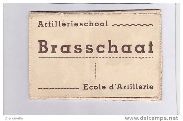 - BRASSCHAAT - Ecole D´ Artillerie - 9 Cartes Dans Coffret - Corps De Garde - Entrée Du Camp - Piscine - Autres & Non Classés