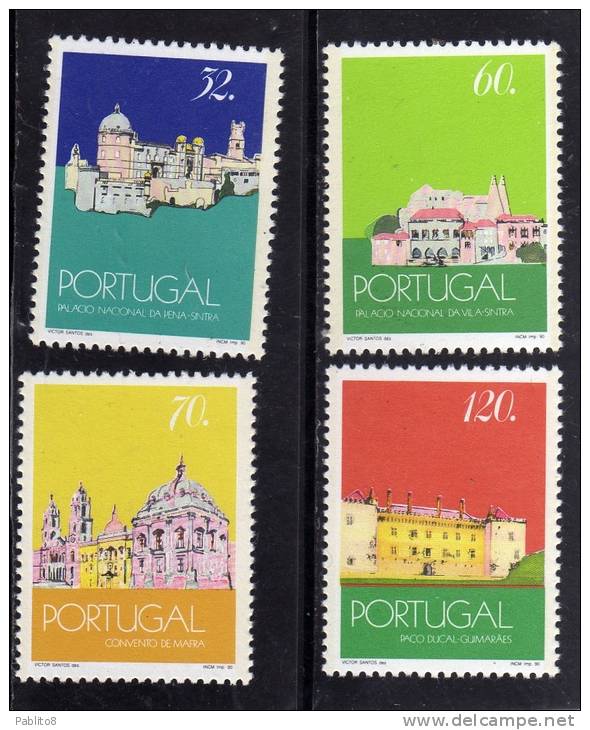 PORTOGALLO - PORTUGAL 1990 PALAZZO NAZIONALE - PALÁCIO NACIONAL - NATIONAL PALACE MNH - Unused Stamps