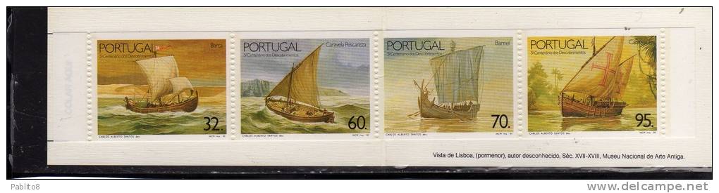 PORTOGALLO - PORTUGAL 1990 NAVI VELIERI MNH LIBRETTO - Libretti