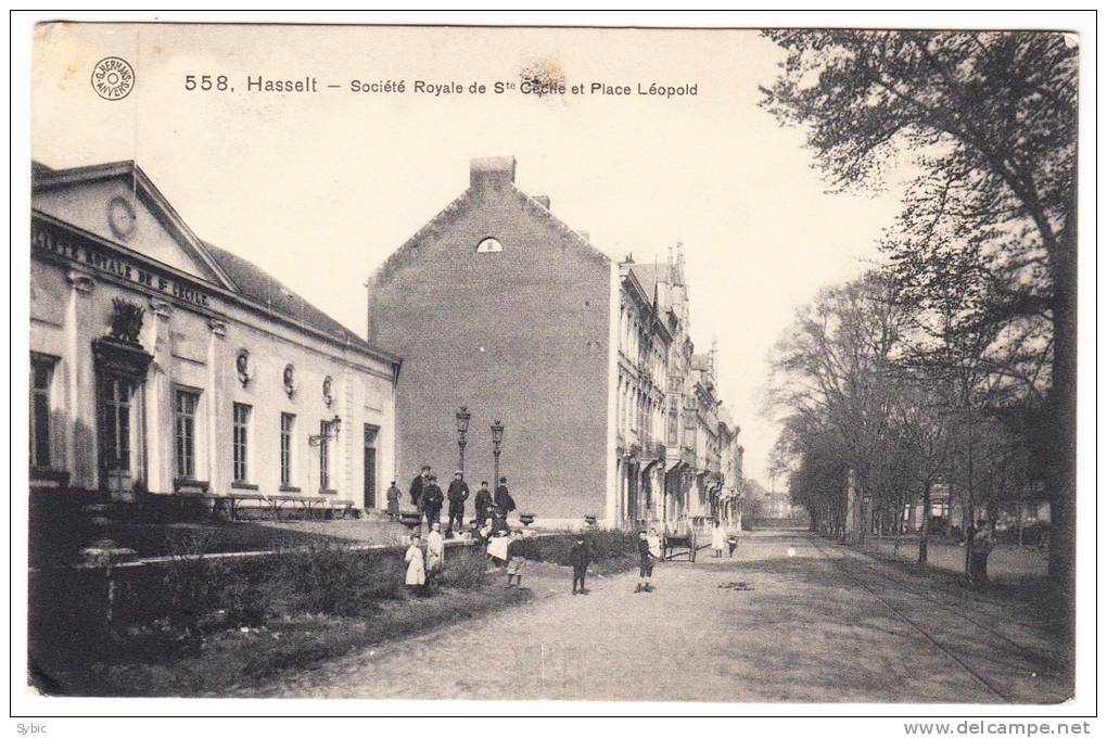 HASSELT - Société Royale De Ste Cécile Et Place Léopold - 1916 - Hasselt