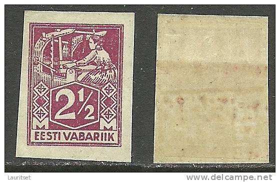 ESTLAND Estonia Estonie 1922 Weaver Michel 35 B * - Estland