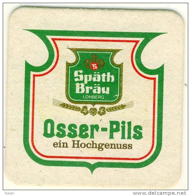Sous Bock Späth Bräu  Osser Pils  Bi-face Très Bon état - Sous-bocks