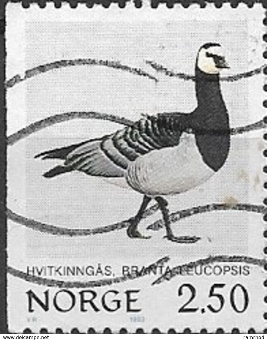 NORWAY 1983 Birds - 2k50 Barnacle Goose ("Branta Leucopsis") FU - Oblitérés