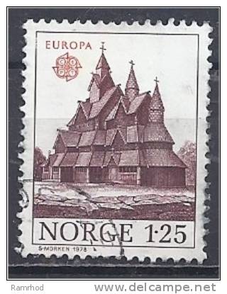 NORWAY 1978 Europa - 1k25 Heddal Stave Church FU - Gebraucht