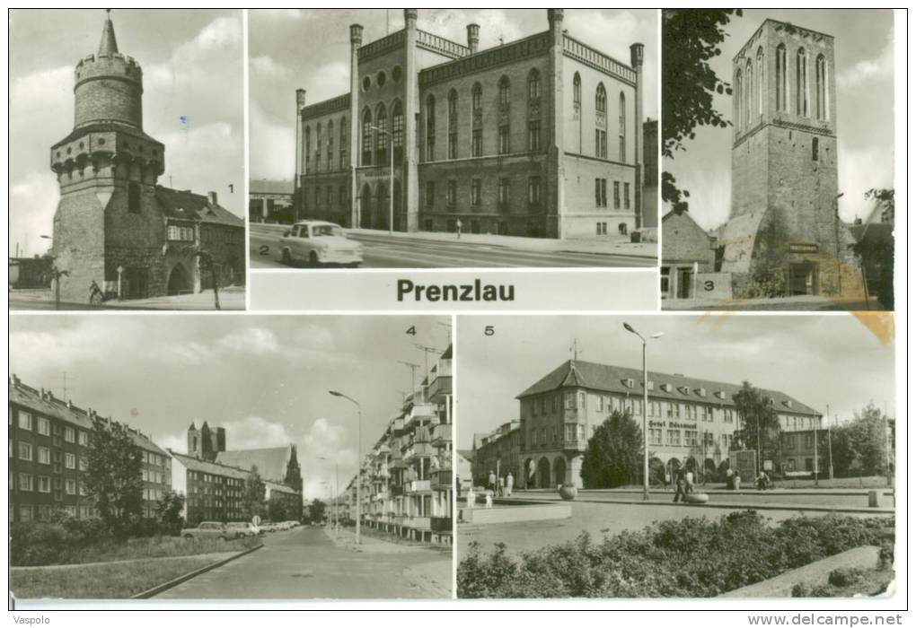 GERMANY-PRENZLAU--CIRCULA TED   1985 - Prenzlau