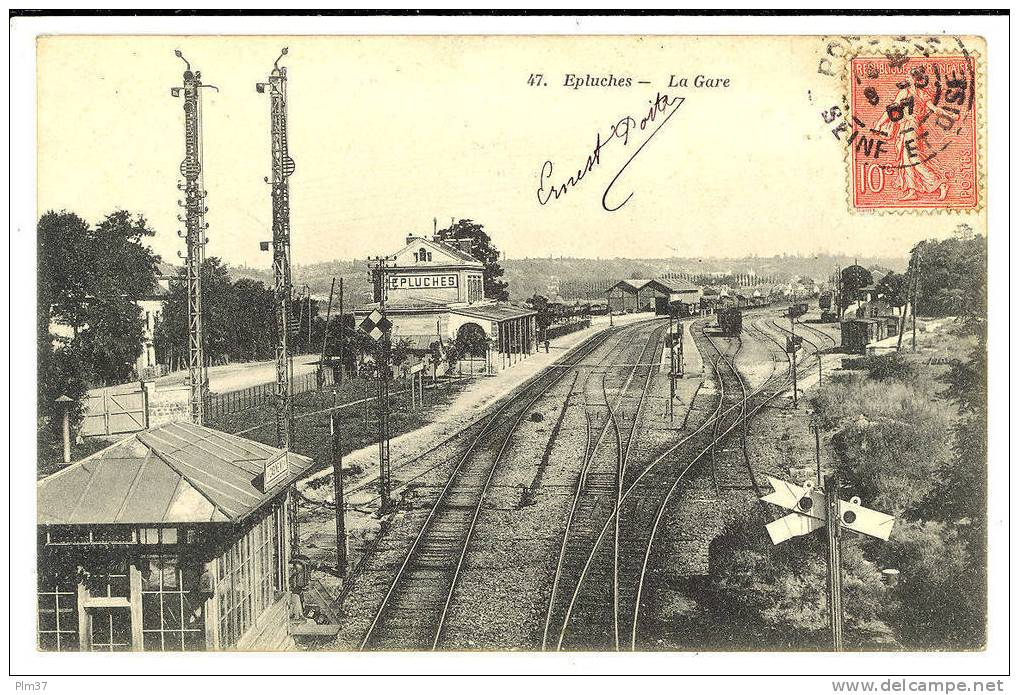 EPLUCHES - La Gare, Vue Intérieure - Saint-Ouen-l'Aumône