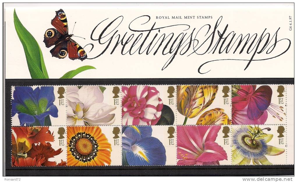 1997 - Greetings Stamps - Presentation Packs