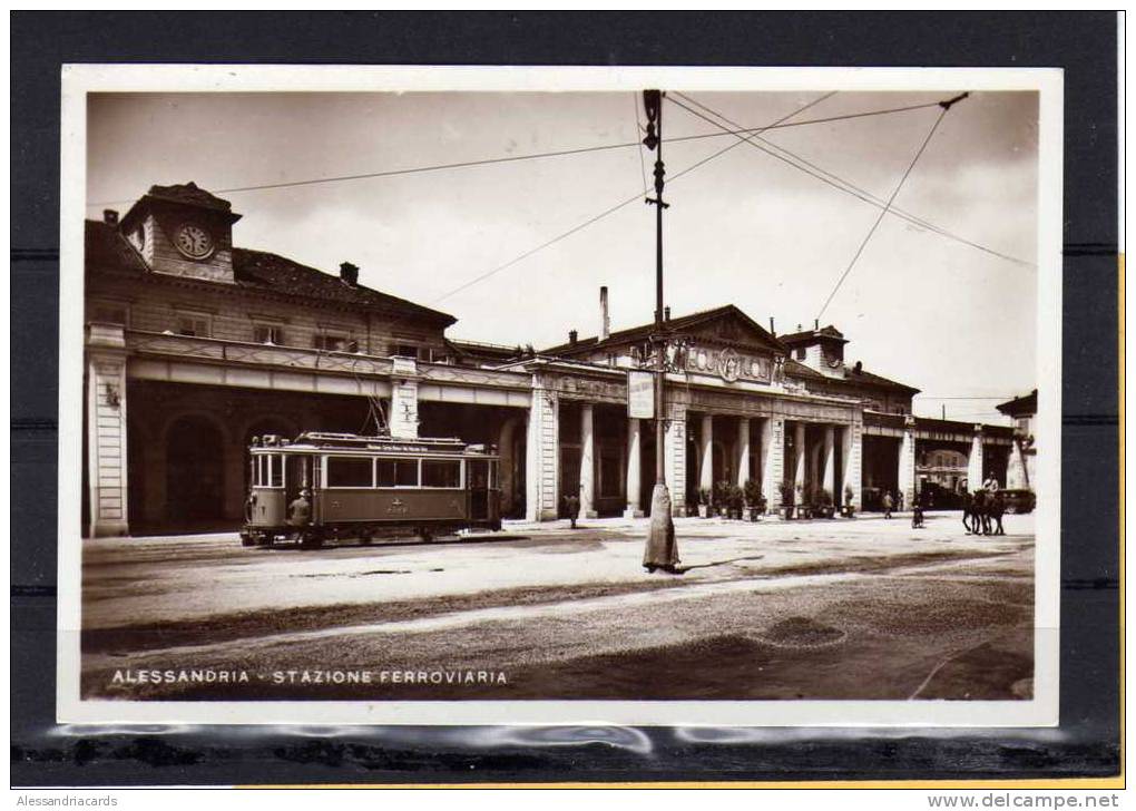 Alessandria - Stazione Ferroviaria Con Tram  (c457) - Alessandria