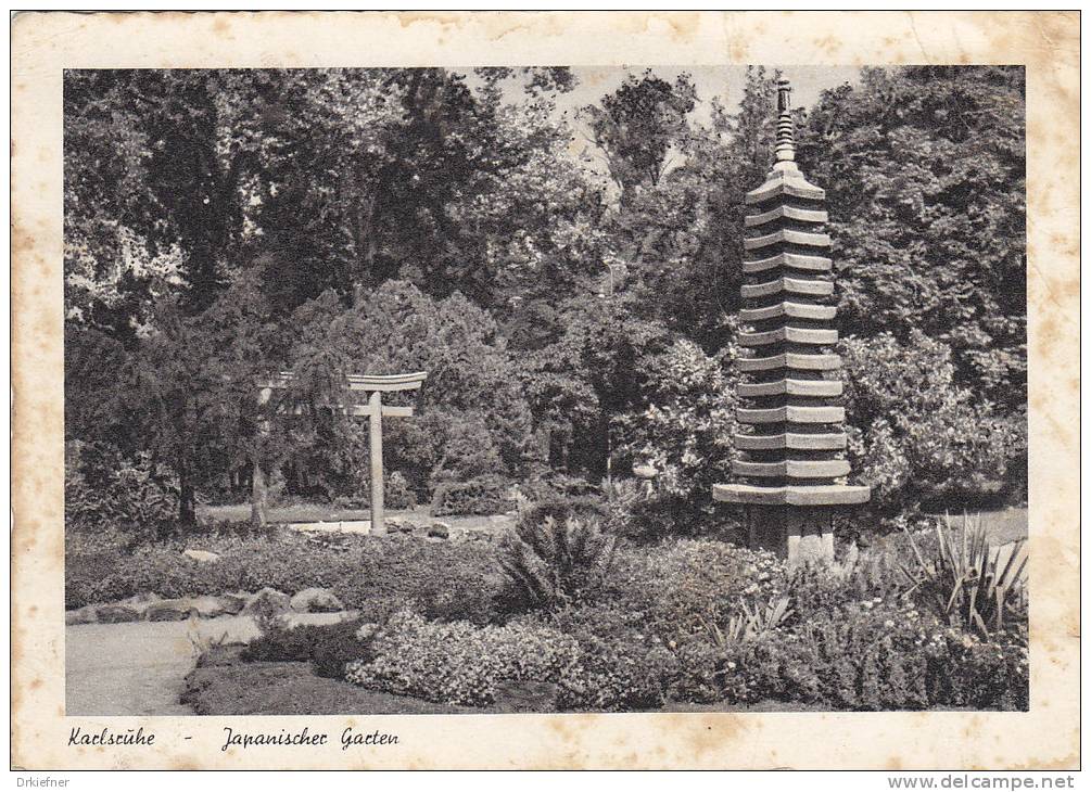 Karlsruhe,  Japanischer Garten, Um 1950 - Karlsruhe
