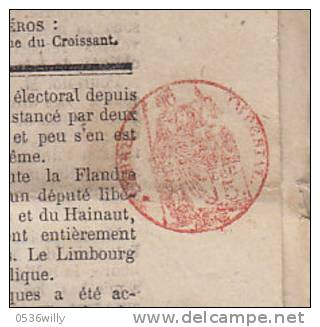 F-France 1879 - Zeitung "Le Francais" Mit Rotem Stempel (4.109) - Kranten