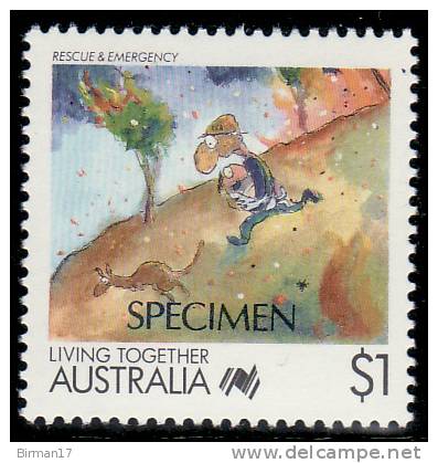 AUSTRALIE 1988 Living Together SPECIMEN Neuf ** Mnh - Autres & Non Classés