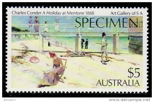 AUSTRALIE 1987 Charles Conder Painting SPECIMEN Neuf ** Mnh - Autres & Non Classés