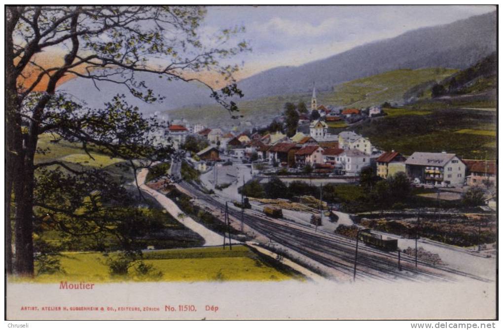 Moutier Bahnhof Gare - Andere & Zonder Classificatie