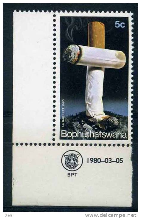 1980 Bophutatswana, Giornata Mondiale Sanità , Serie Completa Nuova (**) - Bofutatsuana