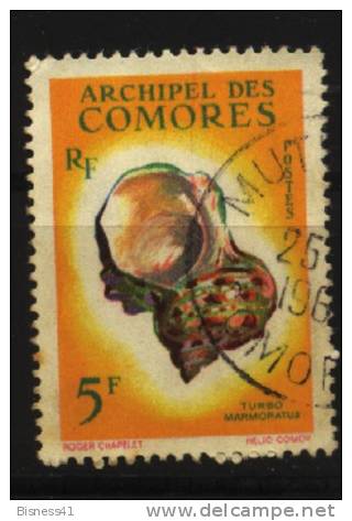 Comores N° 22 Oblitéré   , Cote : 4,50 Euro Au Quart De Cote - Comores (1975-...)