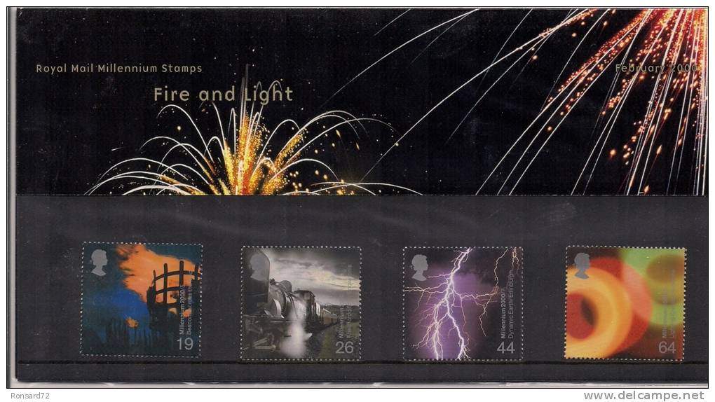 2000 - Fire And Light - Presentation Packs