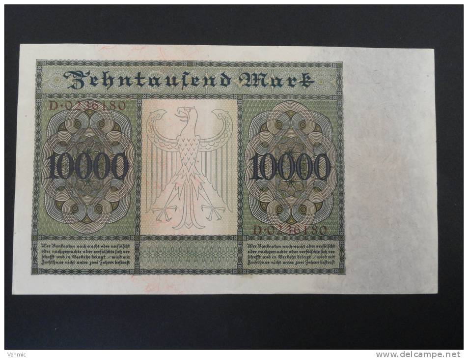 1922 - Billet 10000 Mark - D 0236180 - Allemagne - Germany - Deutschland - 10.000 Mark