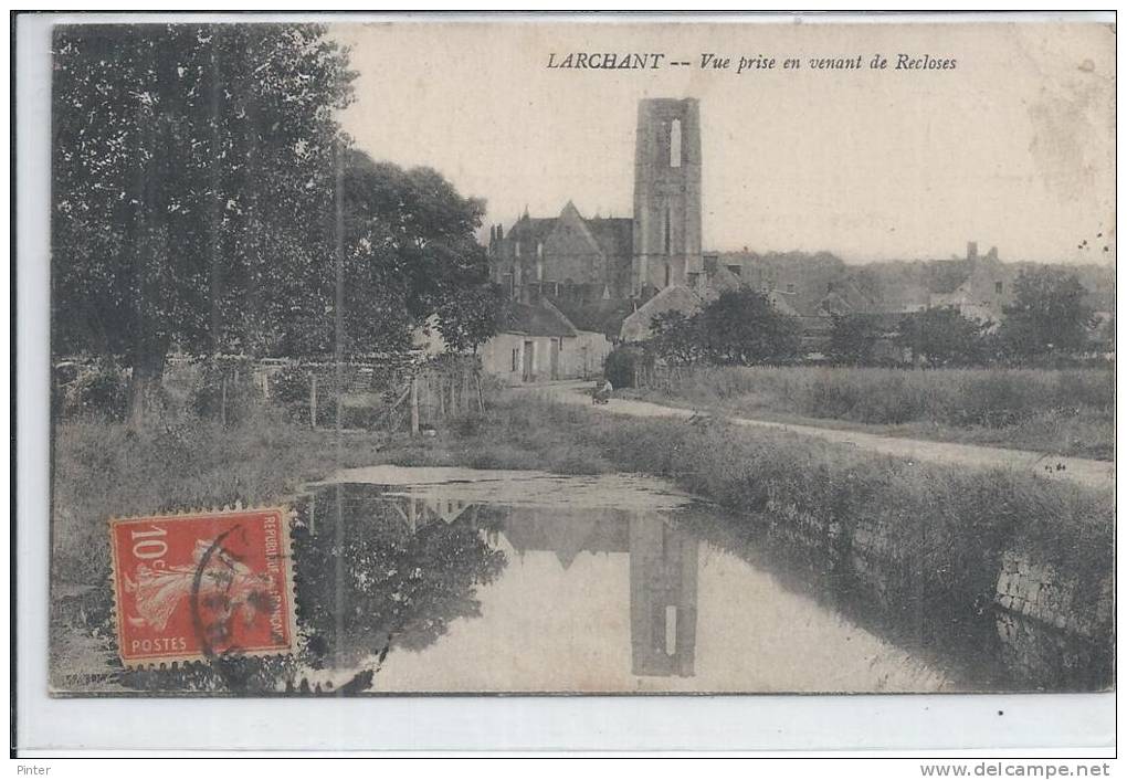 LARCHANT - Vue Prise En Venant De Recloses - Larchant