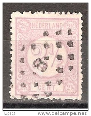 NVPH Nederland Netherlands Pays Bas Niederlande 33 ALPHEN Puntstempel 3 ; Cijfer 1876 - Gebraucht