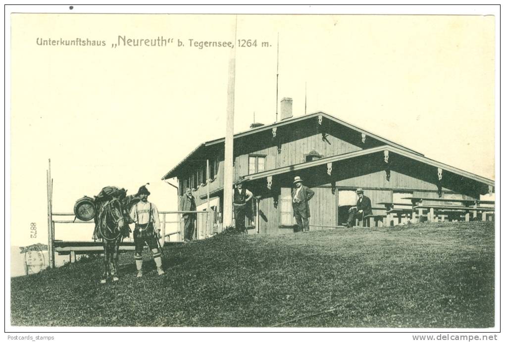 Tegernsee, Unterkunftshaus "Neureuth", Um 1920 - Tegernsee