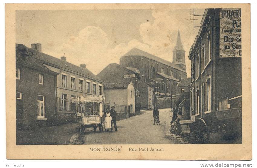 MONTEGNEE  (4420) Rue Paul Janson ( Marchande Ambulante ) - Saint-Nicolas