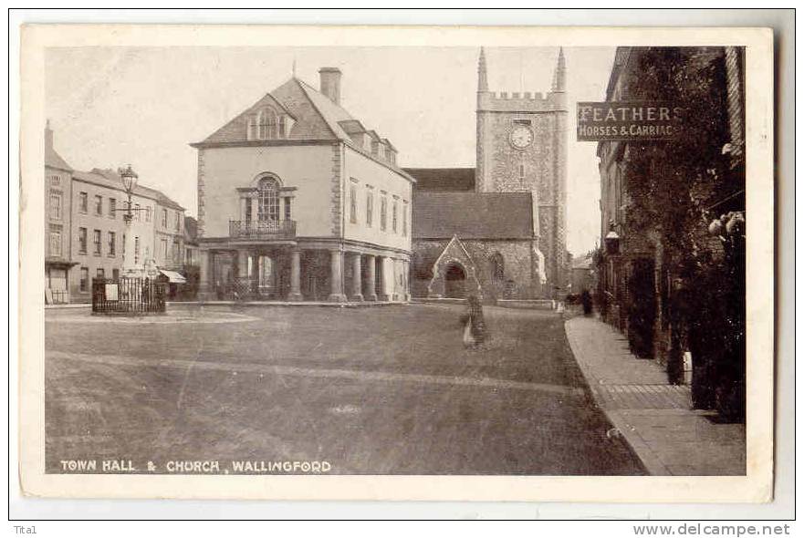 D6347  -  Town Hall &amp; Church - Wallingford - Altri & Non Classificati
