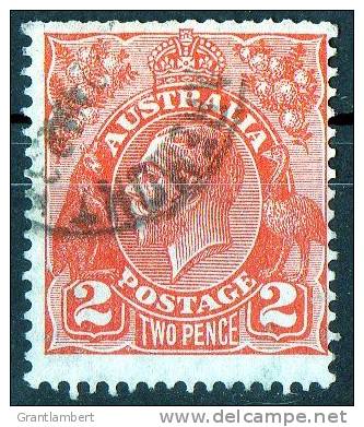 Australia 1931 King George V 2d Red - C Of A Wmk Used - Claremont, Tasmania - Used Stamps