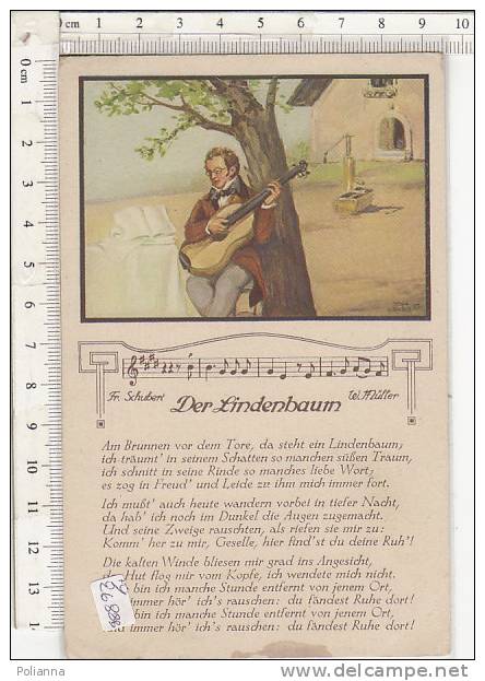 PO2688B# SCHUBERT - DER LINDENBAUM - MUSICA - MUSICISTA - VIOLA  No VG - Cantanti E Musicisti