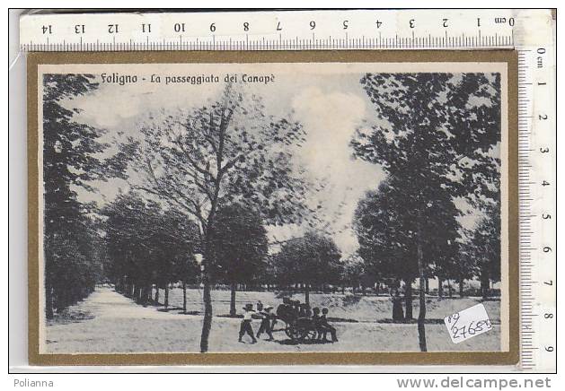 PO2768# PERUGIA - FOLIGNO - LA PASSEGGIATA DEI CANAPE' - BAMBINI CARRETTO  VG 1924 - Foligno