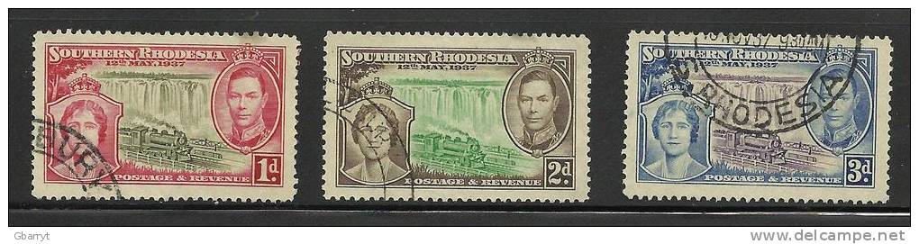 Southern Rhodesia Scott # 38 - 41  Used VF  Complete.....................M64 - Rhodésie Du Sud (...-1964)