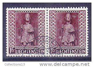 LIECHTENTEIN - 352 Obli (paire) Cote 8 Euros Depart A 10% - Used Stamps