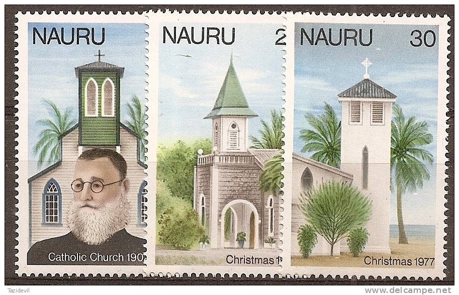 NAURU - 1977 Christmas. Scott 156-8. MNH ** - Nauru