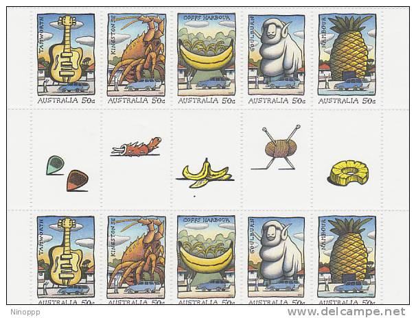 Australia  2007 Australian Icons Gutter Strip MNH - Sheets, Plate Blocks &  Multiples