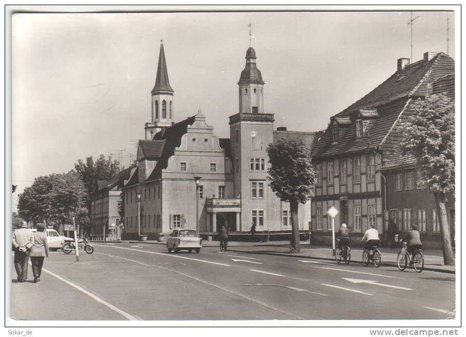 AK Coswig Kreis Wittenberg, Rathaus 1983, Sachsen-Anhalt - Coswig