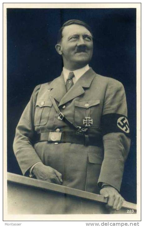 GERMANIA. Adolf Hitler. Al Retro Annullo Comm. Su Francobollo Allenza Italo-Tedesca. No Posted. - Uomini Politici E Militari