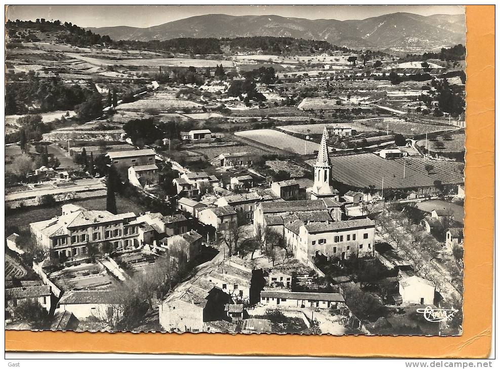 84    CADENET    VUE  GENERALE  AERIENNE   L   HOSPICE   L    EGLISE - Cadenet