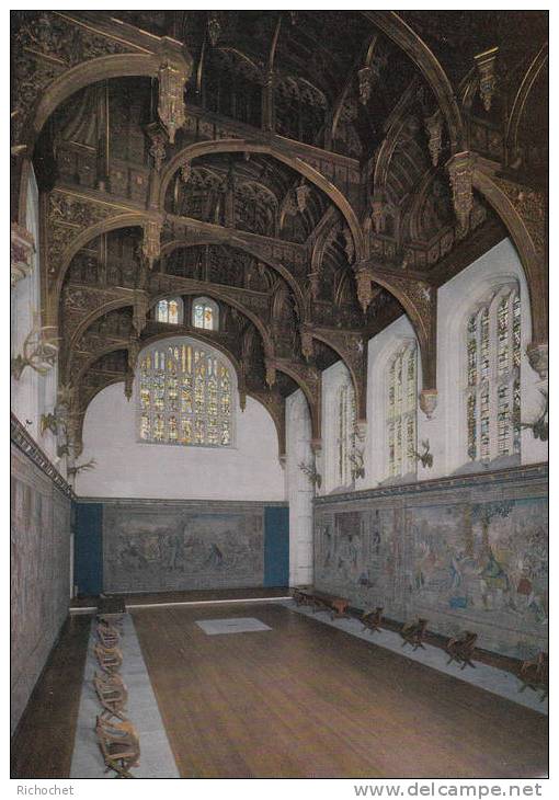 Hampton Court Palace - Middlesex - The Great Hall, Looking East - Middlesex