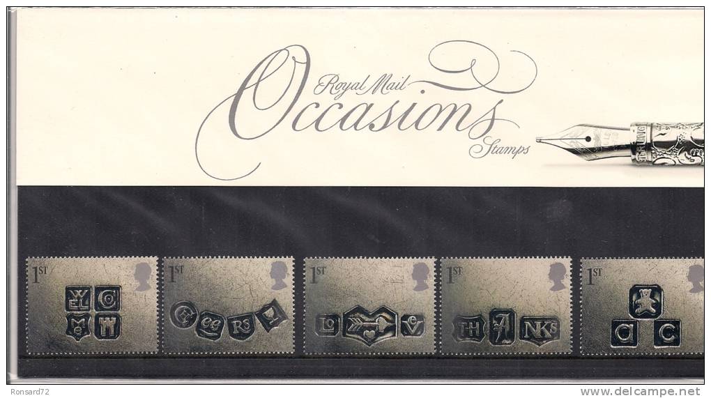 2001 - Occasions - Presentation Packs