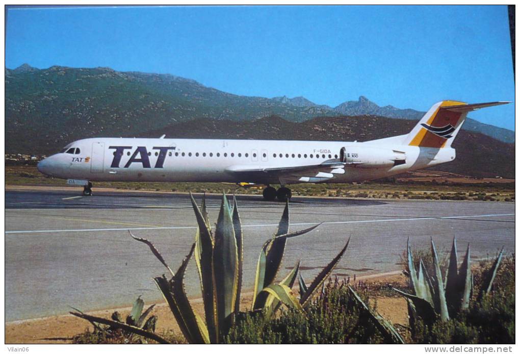 TAT   FOKKER 100    F GIOA   FIGARI AIRPORT - 1946-....: Moderne